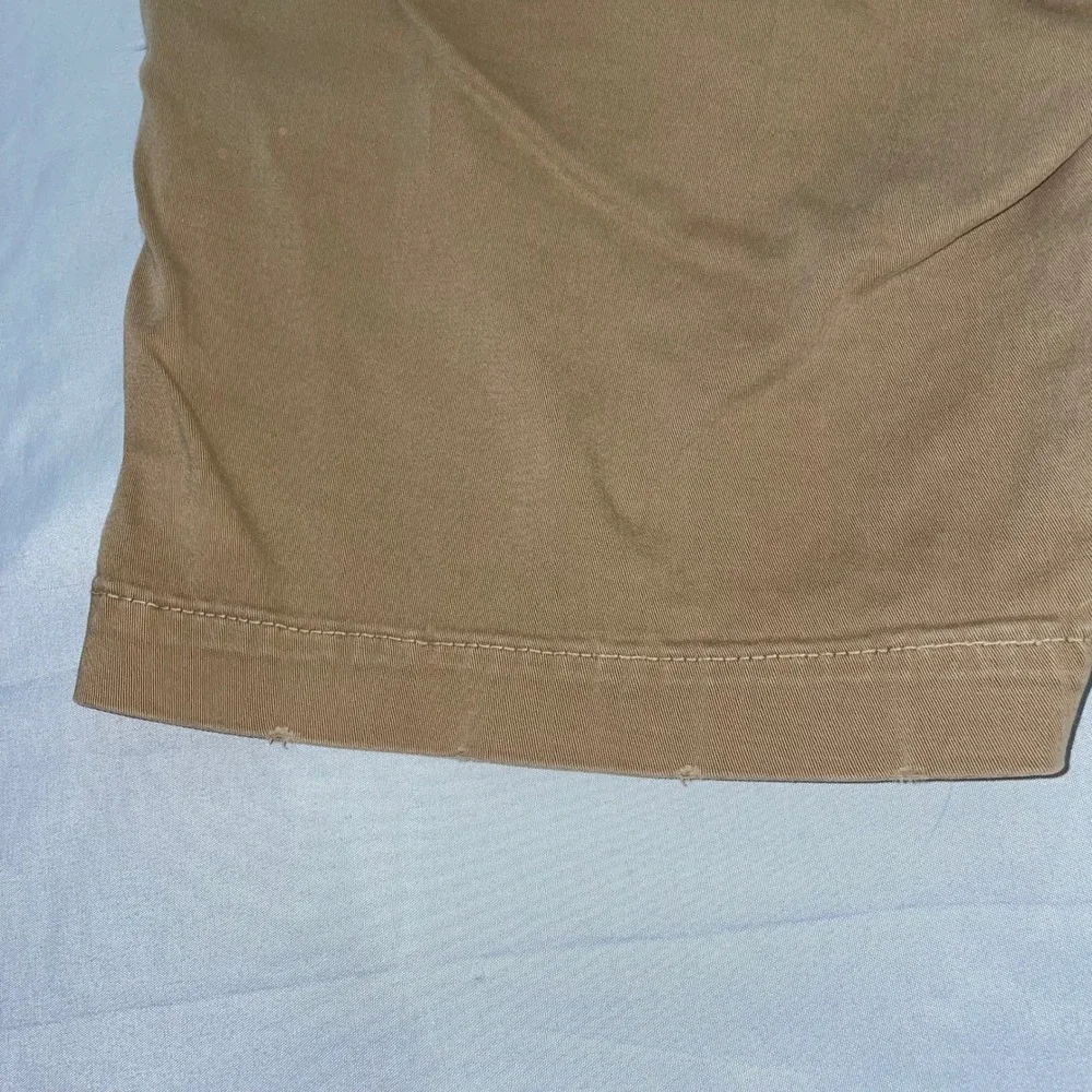 American Eagle Extreme Flex Classic Khaki Chino Shorts Mens 30 Tan Brown